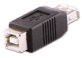 Lindy 71228 kaabli soomuutja USB A USB B Must