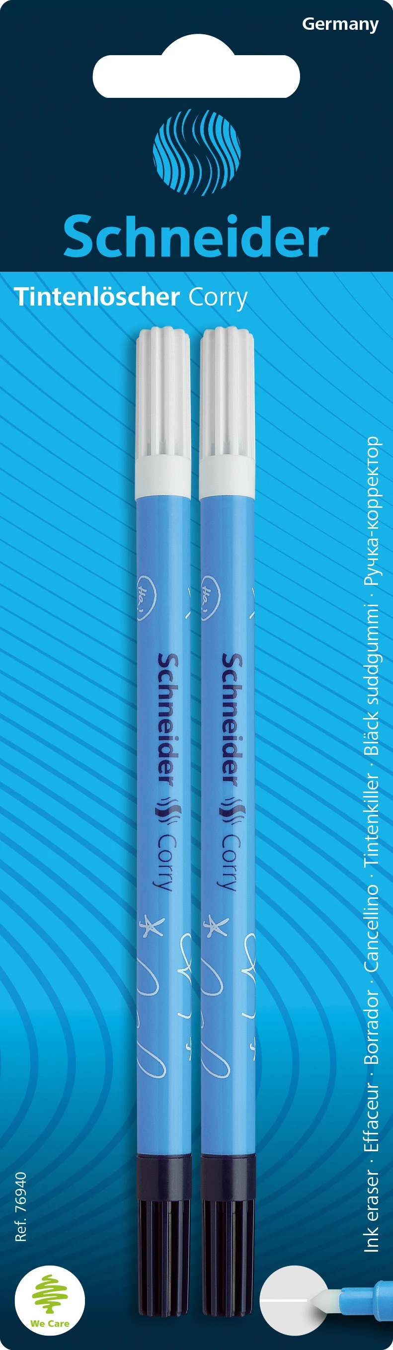 Kustutuskumm Corry Blister, 2 tk