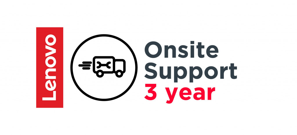Lenovo 3 Year Onsite Support (Add-On) 1 litsents(i) 3 aasta(t)