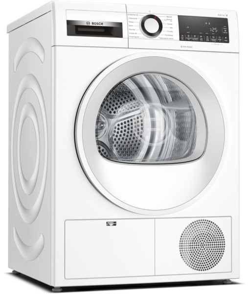 Bosch Dryer machine with heat pump WQG232ALSN Energy efficiency class A++, Front loading, 8 kg, Condensation, LED, Depth 61.3 cm, White