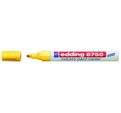 Marker permanentne Edding 8750 2-4mm, kollane