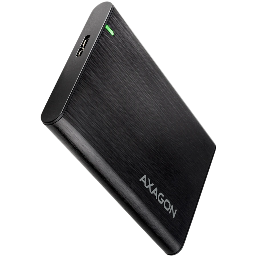 AXAGON EE25-A6M USB3.0 - SATA 6G 2.5" External SCREWLESS ALU RAW box BLACK