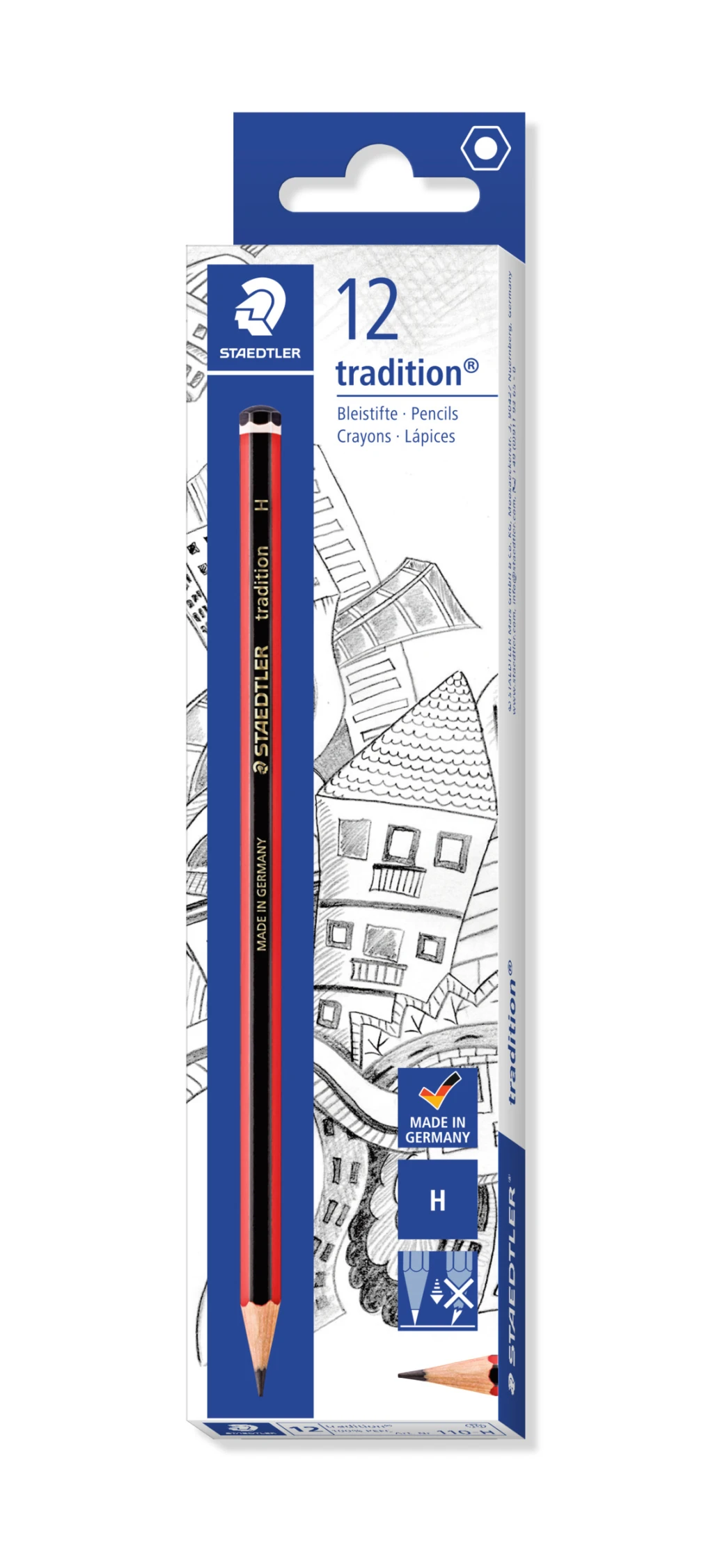 Harilik pliiats Staedtler Tradition H