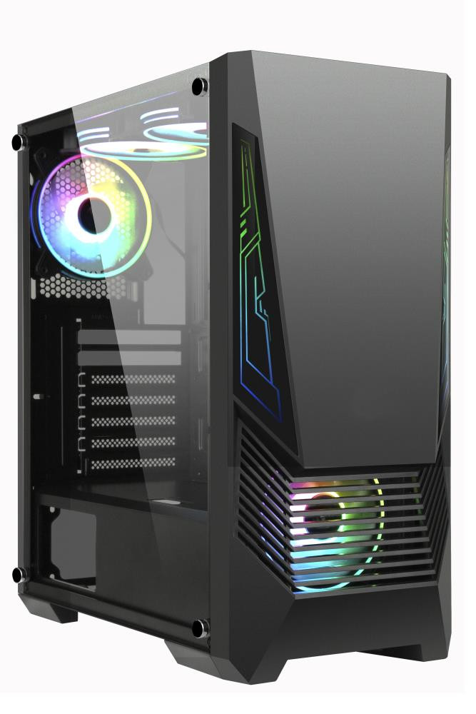 Case|GOLDEN TIGER|Buffalo M730i|MidiTower|Not included|ATX|MicroATX|Colour Black|BUFFALOM730I