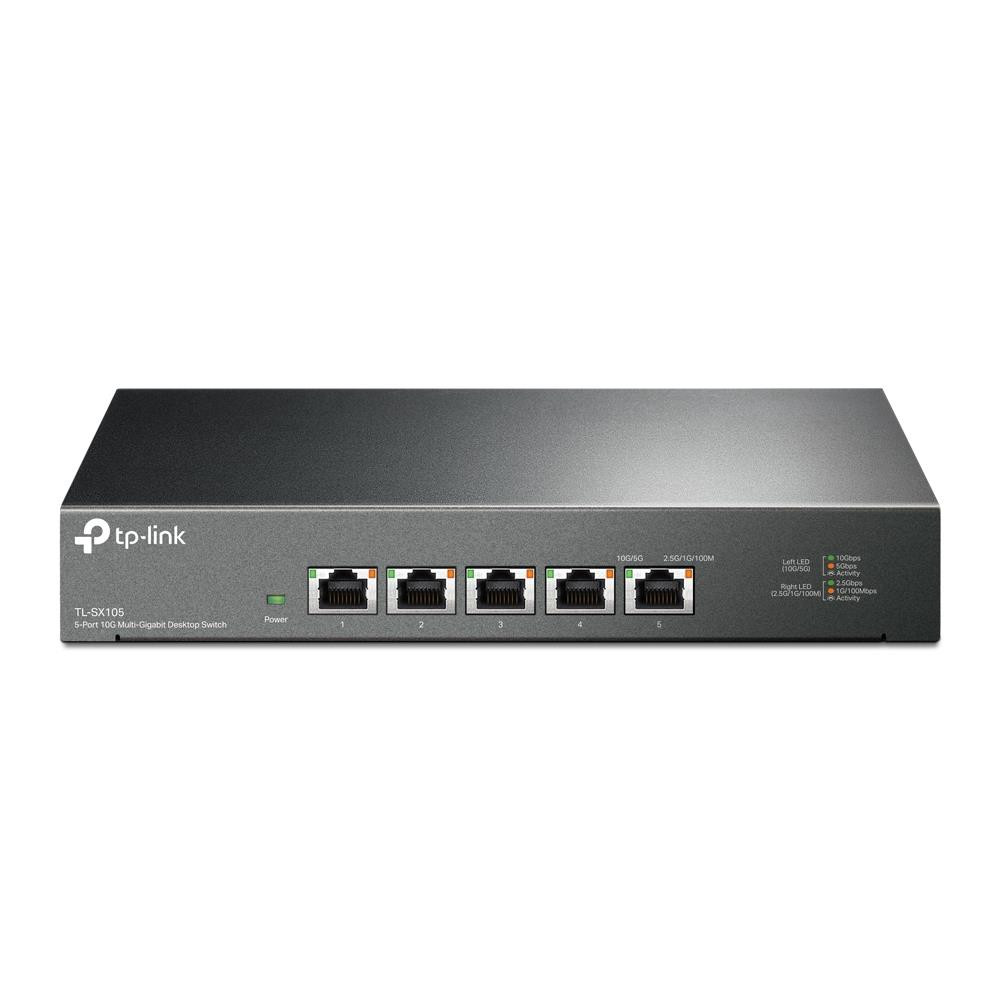 TP-Link TL-SX105 võrgulüliti Mittejuhitav 10G Ethernet (100/1000/10000) Must