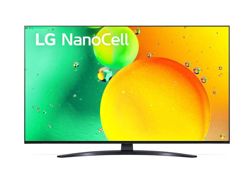 LG 43NANO763QA teler 109,2 cm (43") 4K Ultra HD Nutiteleri funktsioon WiFi Must