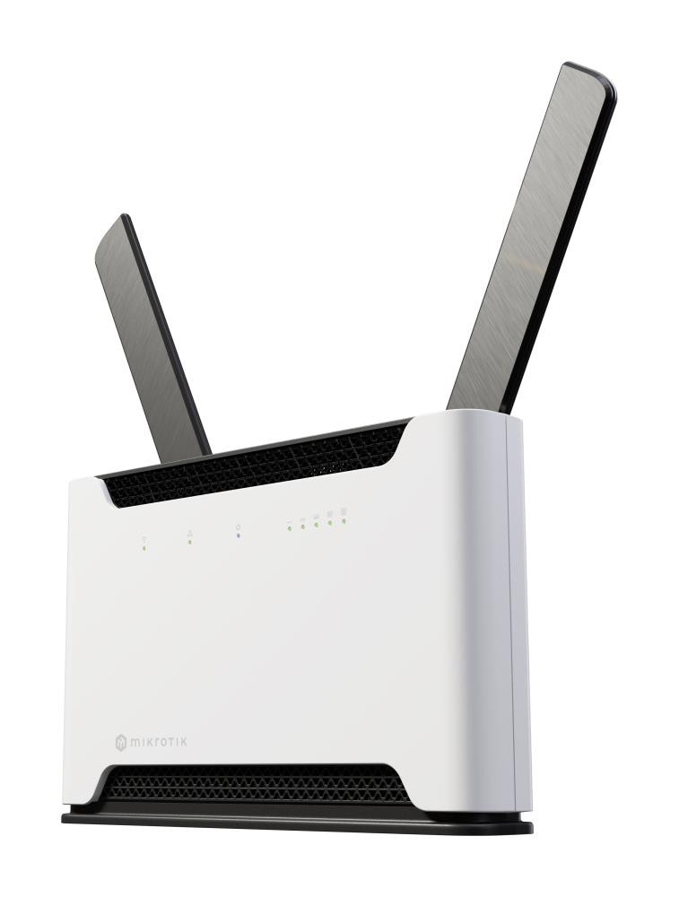 Wireless Router|MIKROTIK|Wi-Fi 6|IEEE 802.11a/b/g|IEEE 802.11n|IEEE 802.11ac|IEEE 802.11ax|USB 2.0|4x10/100/1000M|1x2.5GbE|S53UG+5HAXD2HAXD-TC&EG18