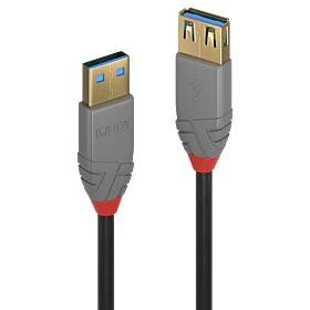 Lindy 36763 USB-kaabel 3 m USB 3.2 Gen 1 (3.1 Gen 1) USB A Must