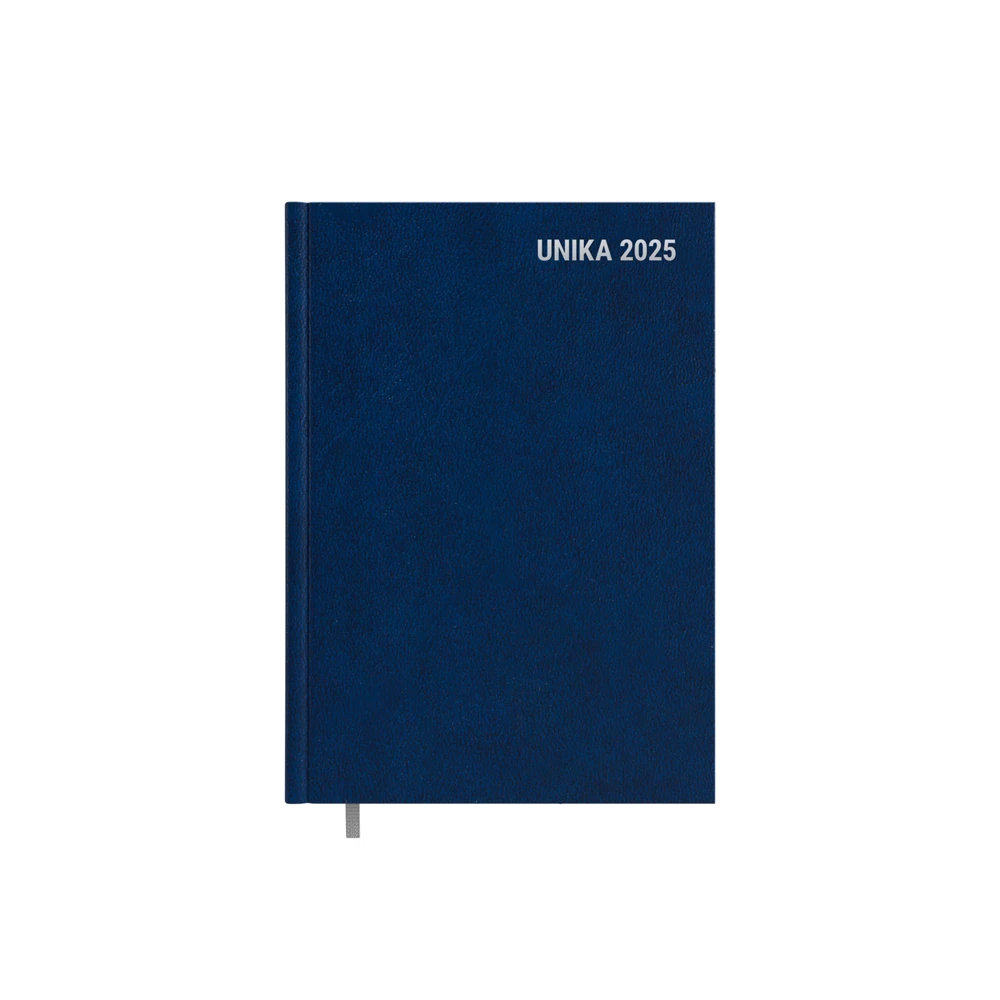 2912411209 Raamatkalender Unika 2026, A5 tumesinine