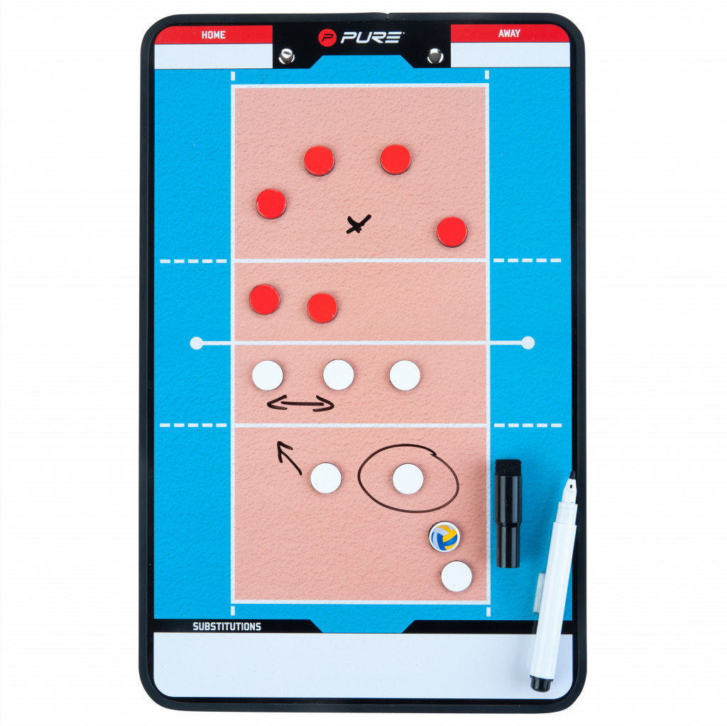 Pure2Improve Volleyball Coach Board Plastic