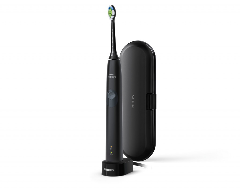 Philips | Electric Toothbrush | HX6800/87 Sonicare ProtectiveClean Sonic | Rechargeable | For adults | Number of brush heads included 1 | Number of teeth brushing modes 2 | Black/Grey