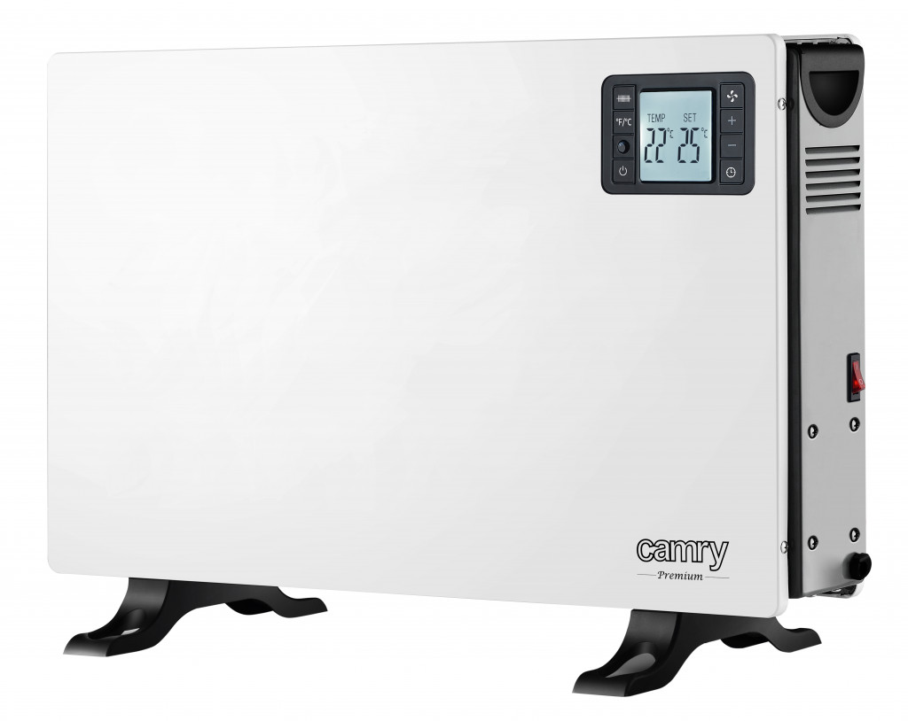 Camry | Convection Fan Heater with Remote Control | CR 7739 | Convection Heater | 2000 W | Number of power levels 3 | White