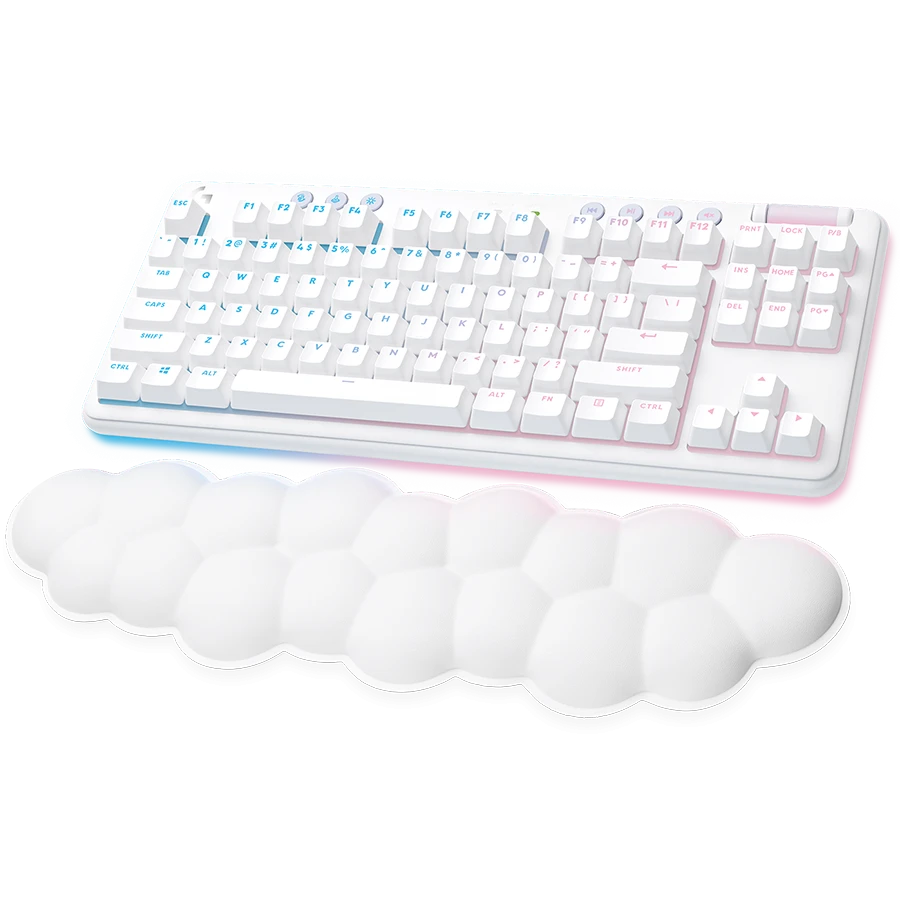 LOGITECH G715 TKL LIGHTSPEED RGB Wireless Gaming Keyboard - OFF WHITE - NORDIC - LINEAR