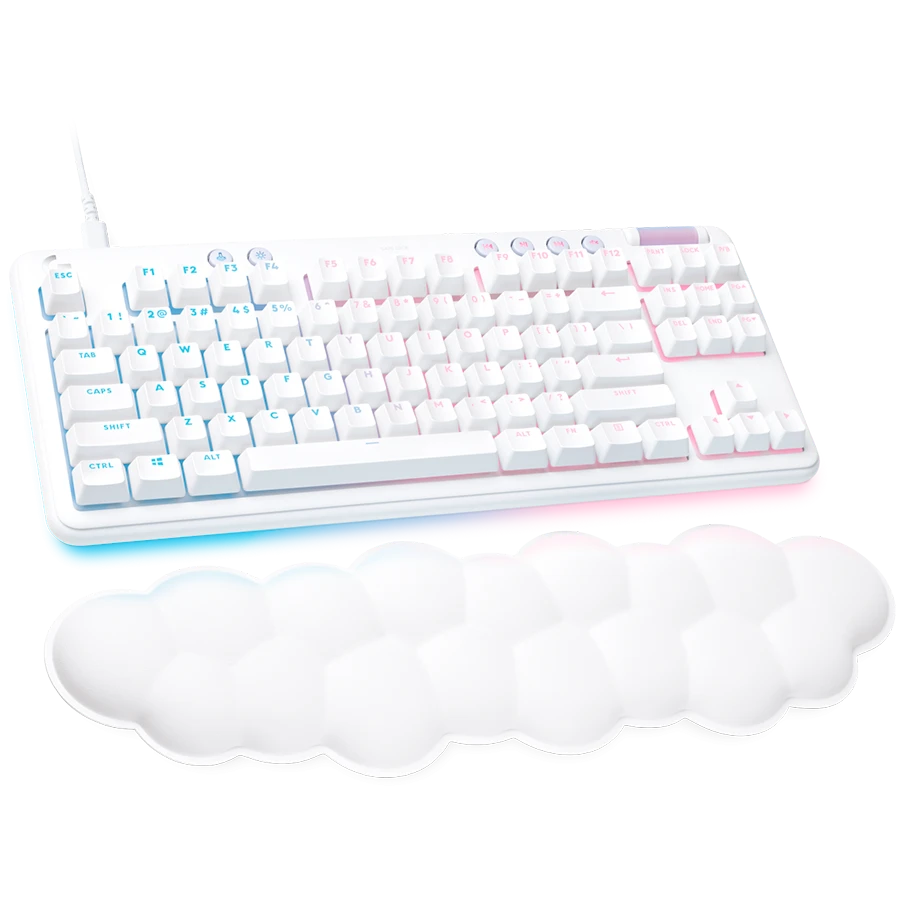 LOGITECH G713 TKL Corded Gaming Keyboard - OFF WHITE - USB - NORDIC - TACTILE