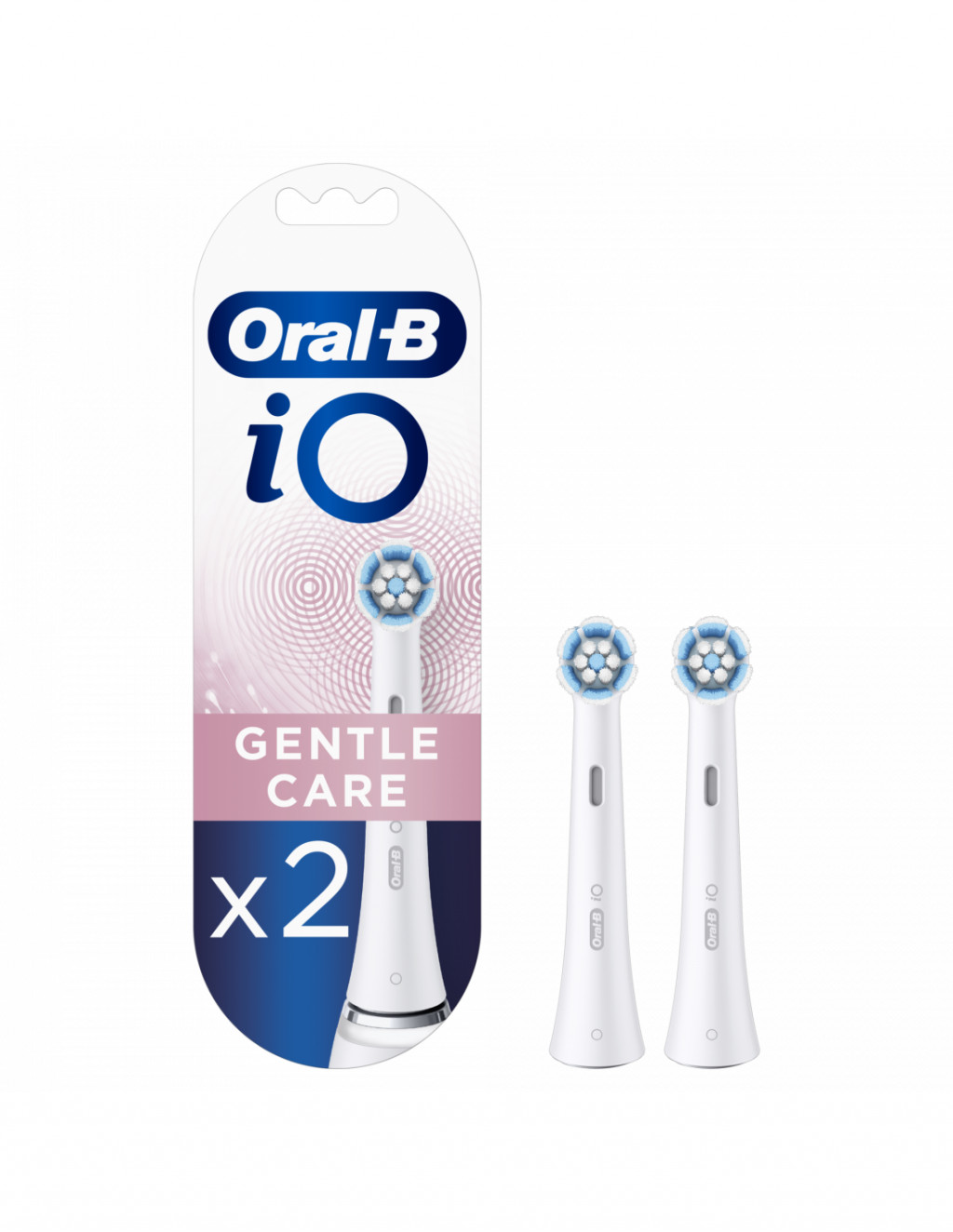 Oral-B | Toothbrush replacement | iO Gentle Care | Heads | For adults | Number of brush heads included 2 | Number of teeth brushing modes Does not apply | White