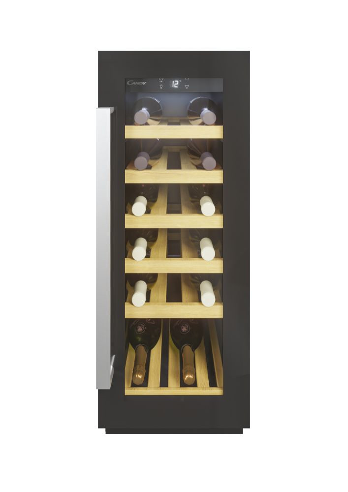 Candy | Wine Cooler | CCVB 30/1 | Energy efficiency class F | Built-in | Bottles capacity 20 | Black