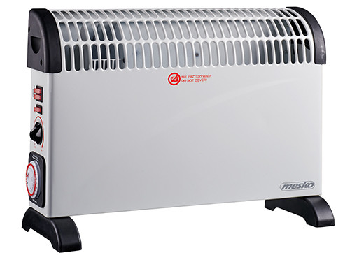 Mesko | Convector Heater with Timer and Turbo Fan | MS 7741w | Convection Heater | 2000 W | Number of power levels 3 | White