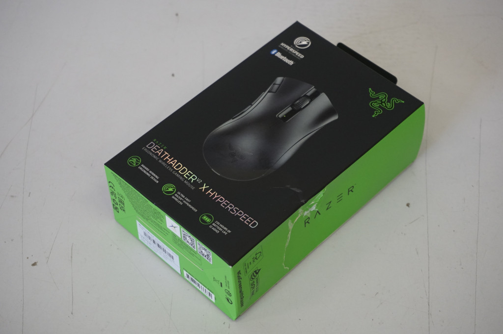SALE OUT. Razer DeathAdder V2 X HyperSpeed Ergonomic Gaming mouse, Wireless, Black | Razer | Ergonomic Gaming mouse | Wireless | Optical | Gaming Mouse | Black | DAMAGED PACKAGING | DeathAdder V2 X HyperSpeed