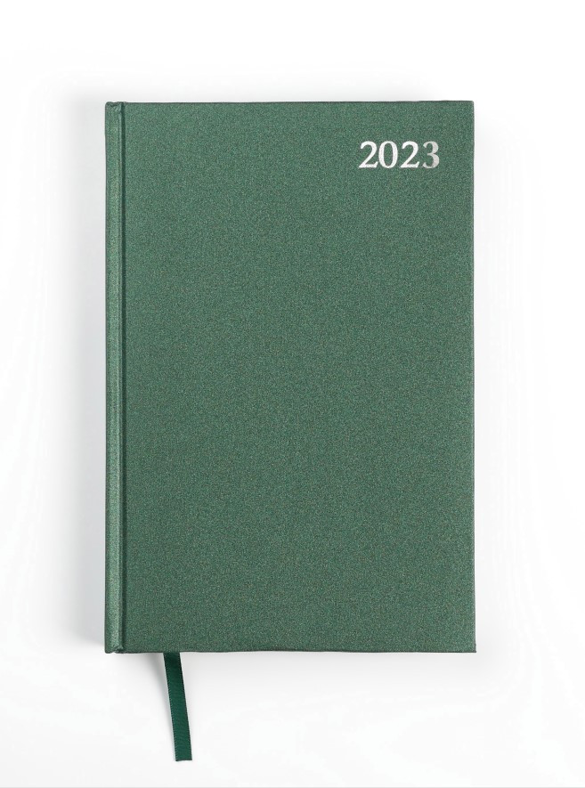 Raamatkalender STANDARD PÄEV, A5, roheline