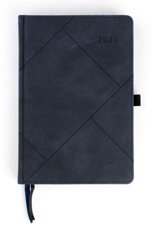 Raamatkalender FASHION BLACK EDITION PÄEV, A5, tumesinine