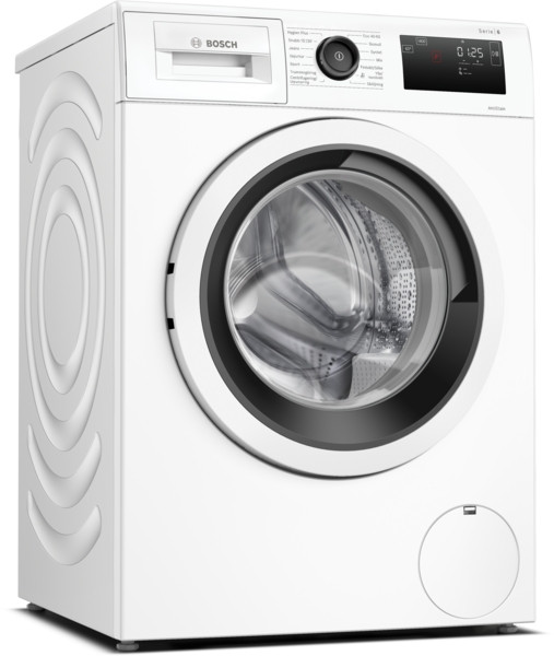 Bosch | WAU28RHISN Series 6 | Washing Machine | Energy efficiency class A | Front loading | Washing capacity 9 kg | 1400 RPM | Depth 59 cm | Width 59.8 cm | Display | LED | White