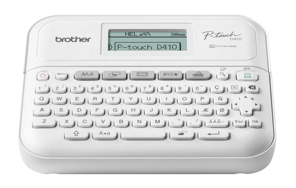 Brother PT-D410 | Mono | Thermal | Label Printer | White