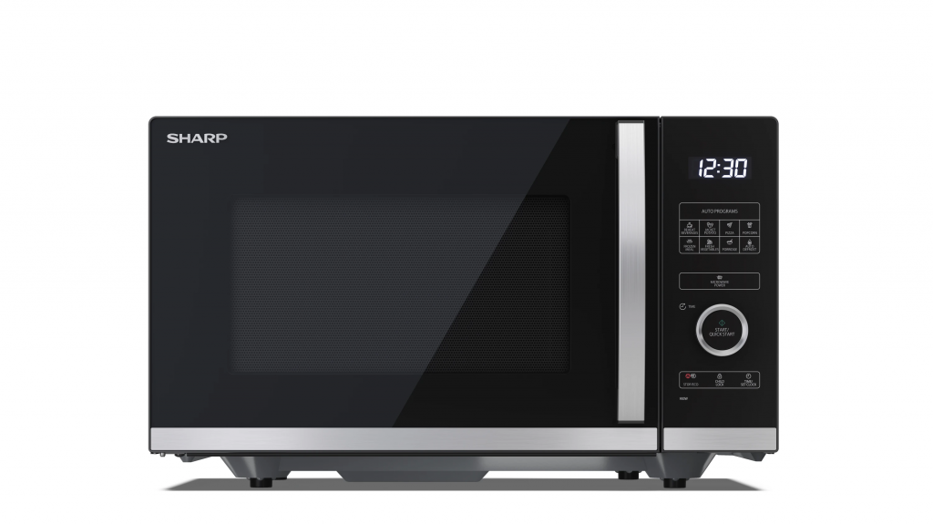 Sharp | YC-QS254AE-B | Microwave Oven | Free standing | 25 L | 900 W | Black