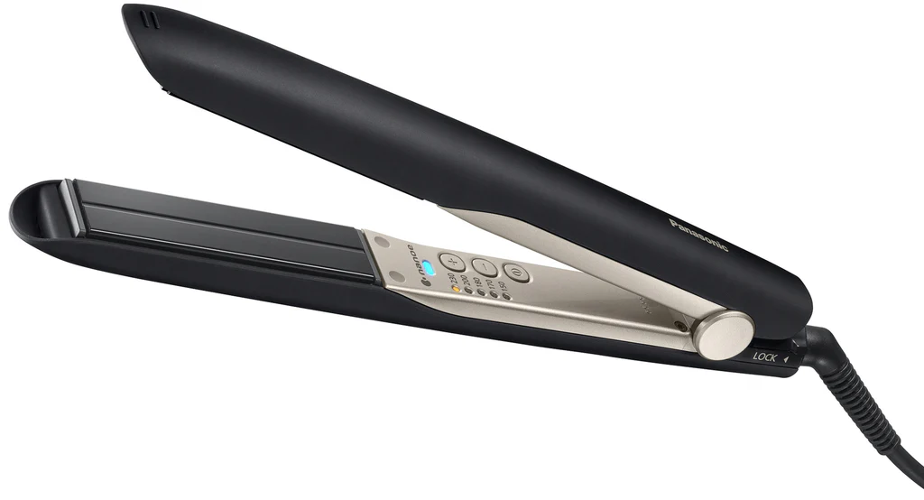 Panasonic Hair Straitghtener EH-HS0E-K825 Nanoe Warranty 24 month(s) Ionic function Temperature (max) 230 °C Black/Cream
