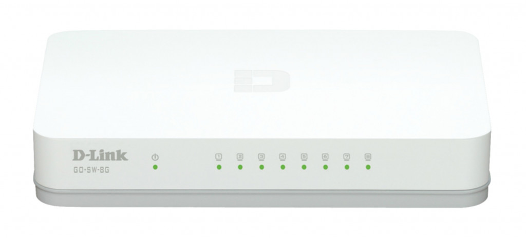 D-Link | Switch | GO-SW-8G/E | Unmanaged | Desktop | Gigabit Ethernet (copper) ports quantity 8