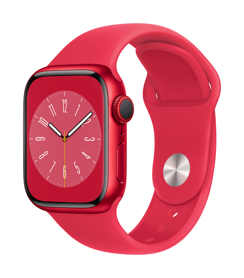 Watch Series 8 GPS + Cellular | MNJ23EL/A | Smart watches | GPS (satellite) | Retina LTPO OLED | Touchscreen | 41mm | Waterproof | Bluetooth | Wi-Fi | Red