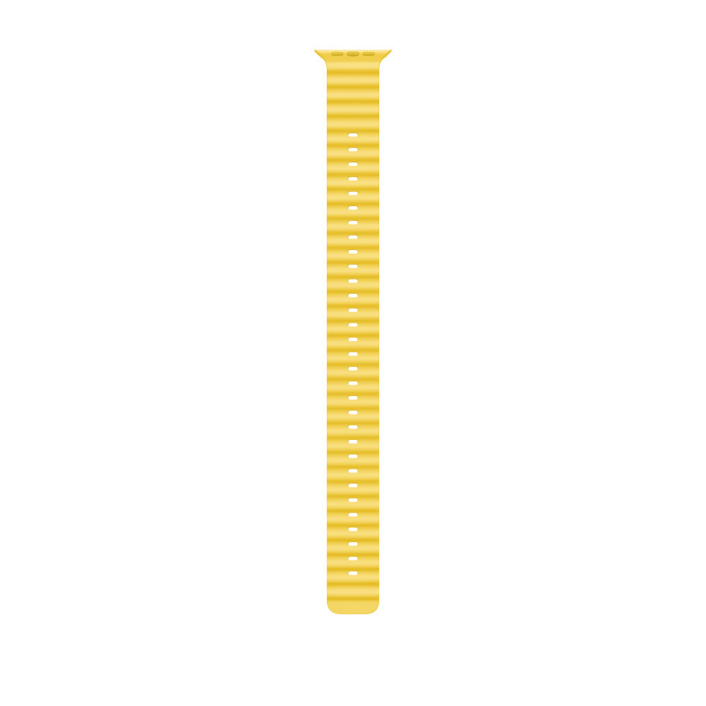 Apple | Ocean Band Extension | 49 | Yellow | Fluoroelastomer | Strap fits 130–200mm wrists