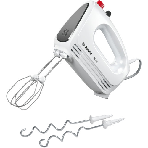 Bosch | Hand Mixer | MFQ22100 CleverMixx | Hand Mixer | 375 W | Number of speeds 4 | Turbo mode | White/Dark Grey