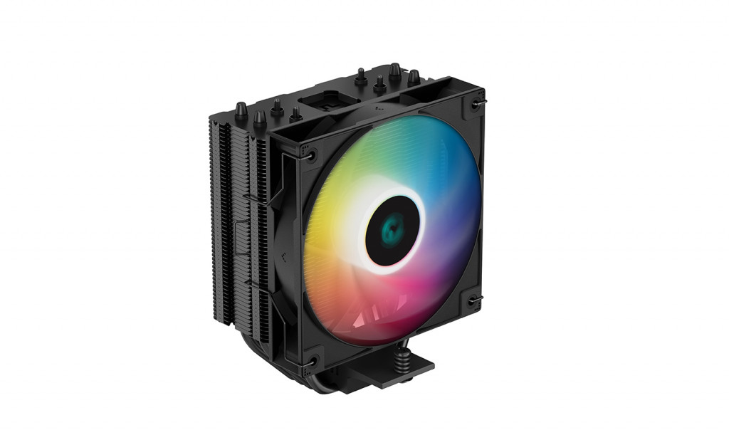 Deepcool | CPU Cooler | AG400 BK ARGB | Black | Intel, AMD