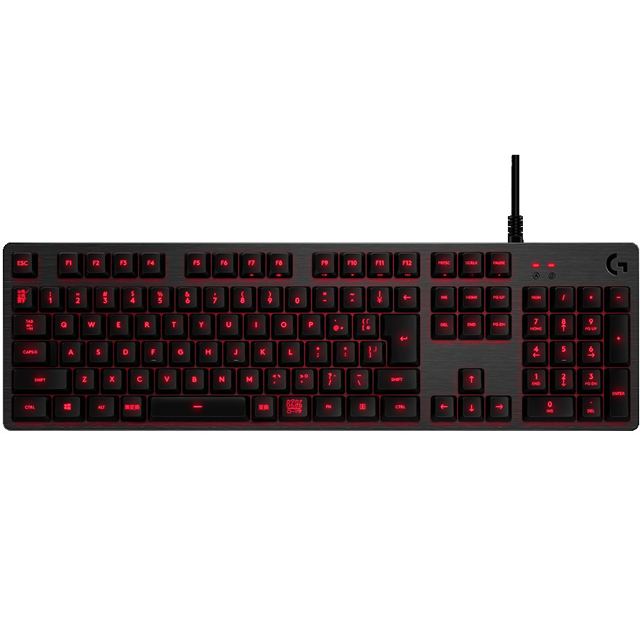 LOGITECH G413 SE Corded Mechanical Gaming Keyboard - BLACK - NORDIC - USB - TACTILE