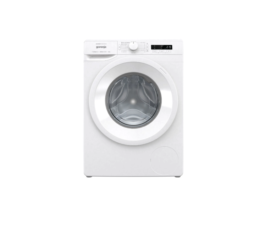 Gorenje Washing Machine WNPI82BS Energy efficiency class B, Front loading, Washing capacity 8 kg, 1200 RPM, Depth 54.5 cm, Width 60 cm, Display, LED, Steam function, Self-cleaning, White