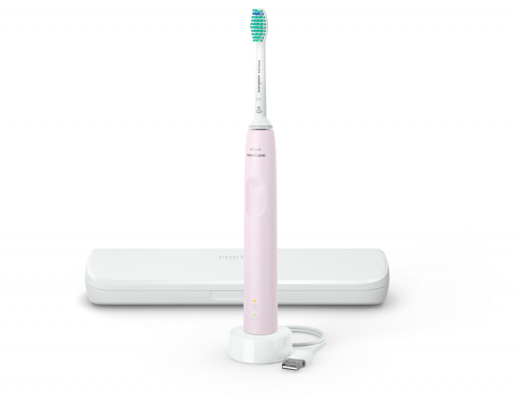 Philips | Electric Toothbrush | HX3673/11 Sonicare 3100 Sonic | Rechargeable | For adults | Number of brush heads included 1 | Number of teeth brushing modes 1 | Sonic technology | Pink