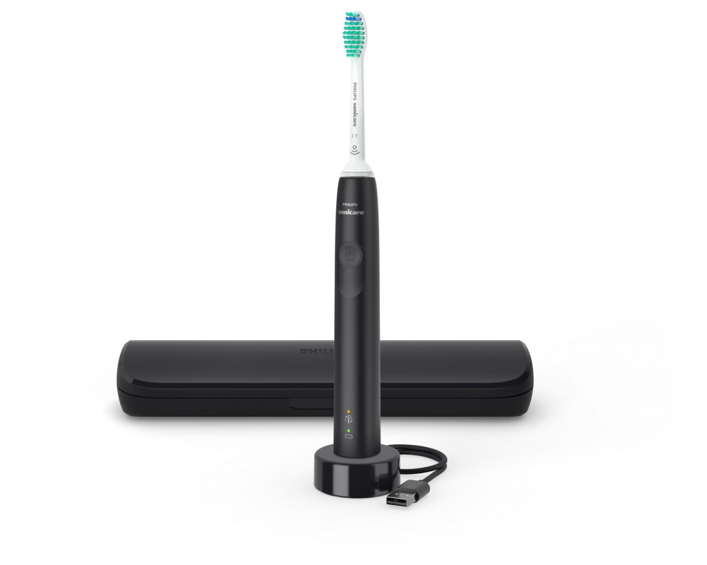 Philips Electric Toothbrush HX3673/14 Sonicare 3100 Sonic Rechargeable For adults Number of brush heads included 1 Black Number of teeth brushing modes 1 Sonic technology