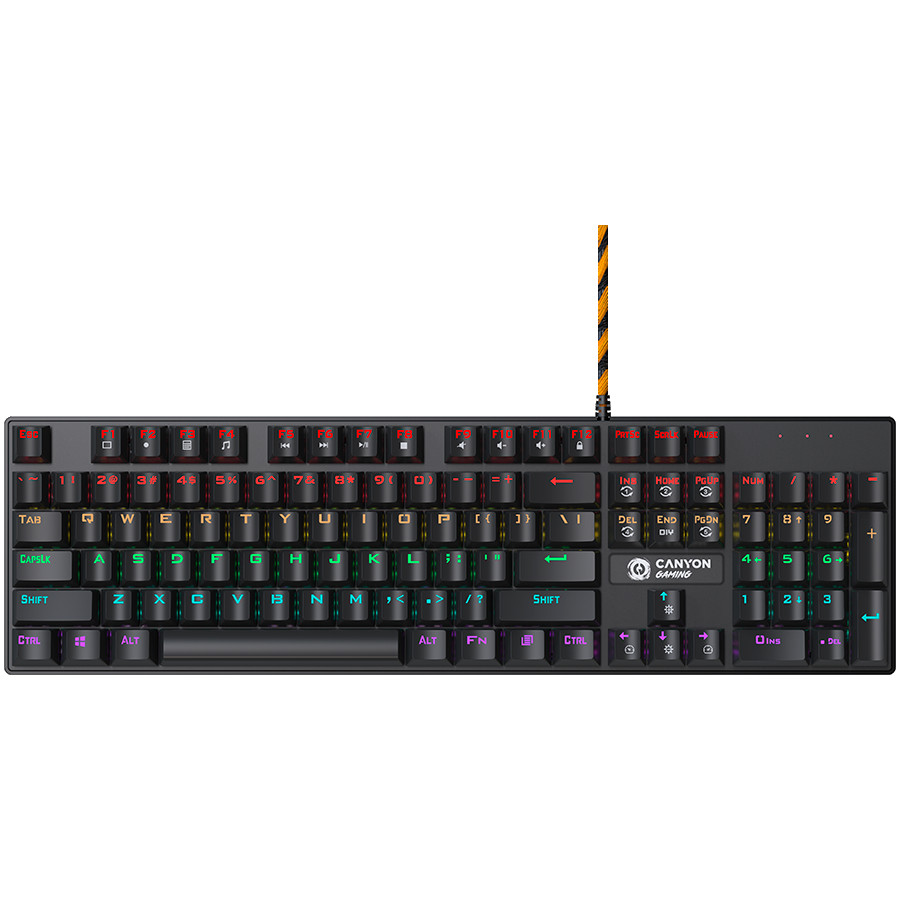 CANYON keyboard Deimos GK-4 Rainbow US Wired Black