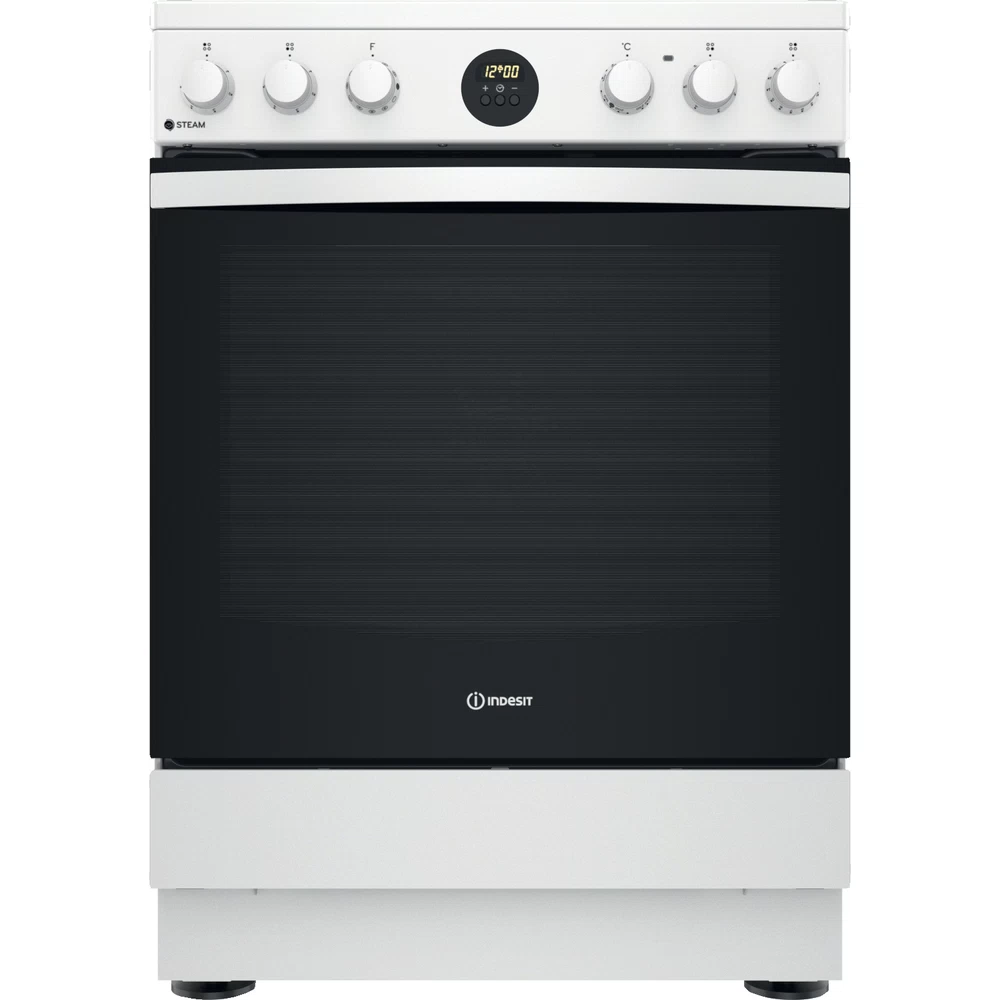 INDESIT | Cooker | IS67V8CHW/E | Hob type Vitroceramic | Oven type Electric | White | Width 60 cm | Grilling | Depth 60 cm | 69 L