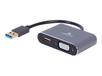 GEMBIRD USB to HDMI+VGA display adapter