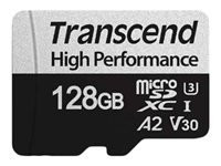 TRANSCEND 128GB microSD w/ adapter UHS-I
