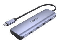 UNITEK H1107K Hub USB-C 4xUSB 3.1 Gen1