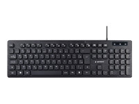 GEMBIRD Multimedia keyboard black (RU)