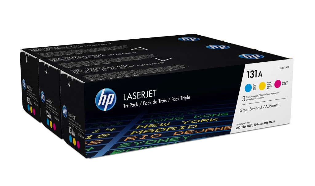 HP Toner 131A CYM Tri pack (U0SL1AM)