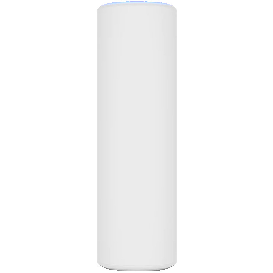 UBIQUITI U6 Mesh, WiFi 6, 6 spatial streams, 140 m² (1,500 ft²) coverage, 300+ connected devices, Powered using PoE, GbE uplink, Versatile tabletop, wall, and pole mounting, Weatherproof (outdoor exposed).