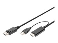 DIGITUS HDMI to DP adapter cable 2m 4K