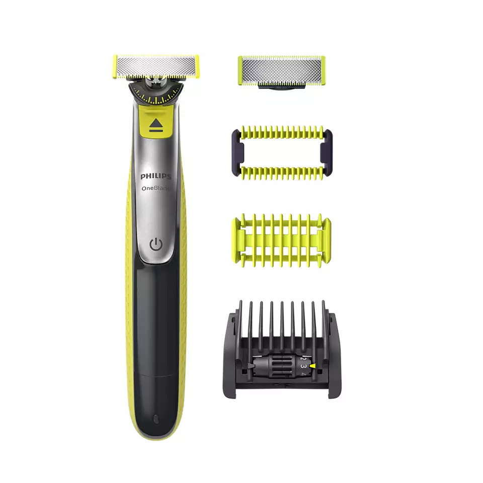 Philips | OneBlade 360 Shaver/Trimmer, For Face and Body | QP2830/20 | Operating time (max) 60 min | Wet & Dry | Lithium Ion | Black/Yellow