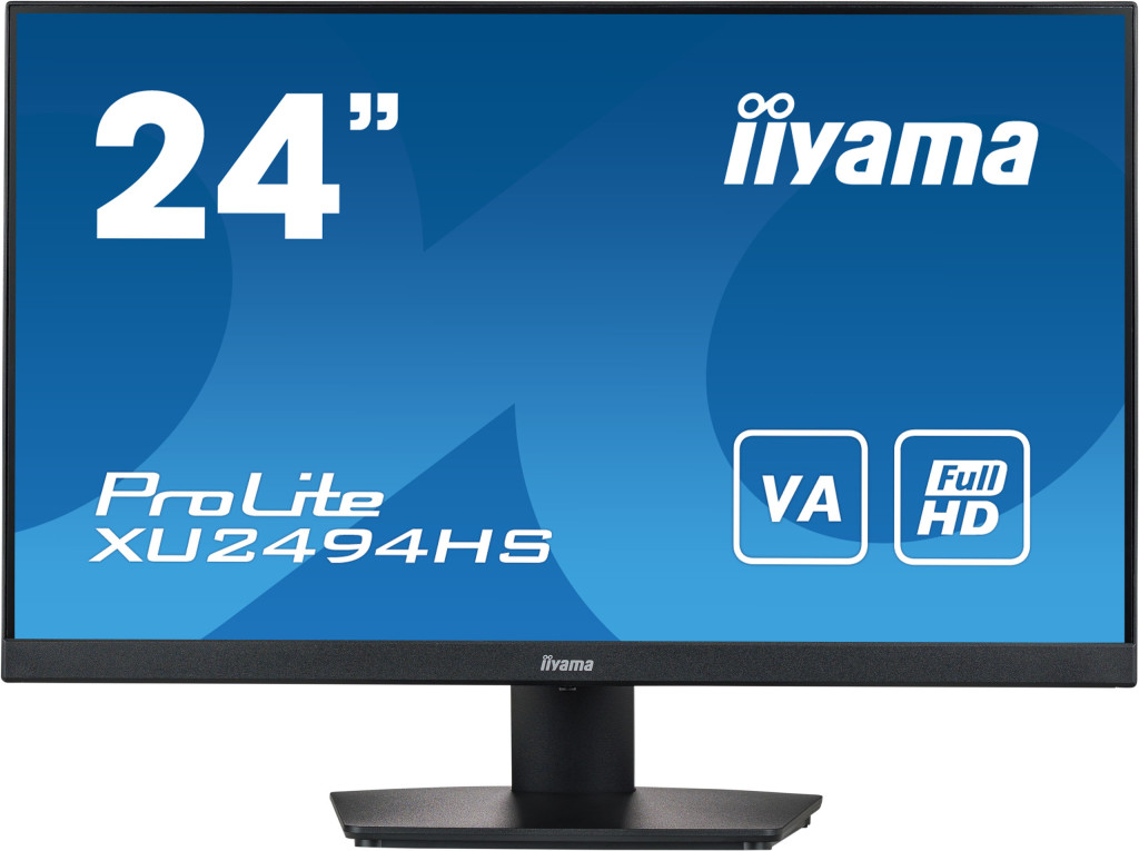 iiyama ProLite XU2494HS-B2 PC lamekuvar 60,5 cm (23.8") 1920 x 1080 pikslit Full HD LED Must