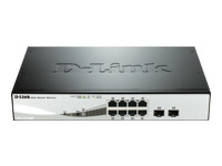 D-Link DGS-1210-08P Juhitav L2 Gigabit Ethernet (10/100/1000) Power over Ethernet tugi Must