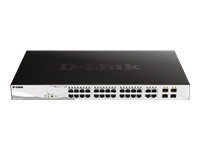 D-Link DGS-1210-24P Juhitav L2 Gigabit Ethernet (10/100/1000) Power over Ethernet tugi Must